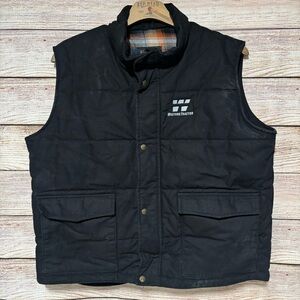 Western Tractor Insulated Work Vest Men's XLarge Black Utility Outdoor Workwear